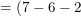 \small =(7-6-2)+\left ( -\frac{2}{5}-\frac{6}{5}+\frac{8}{5} \right )+\left ( \frac{1}{3}+\frac{4}{3}-\frac{5}{3} \right )